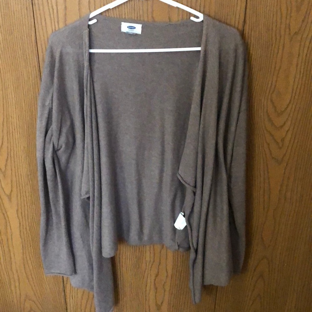 Brown flowy old navy sweater!